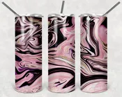 Abstract Pink Gold 20oz Tumbler