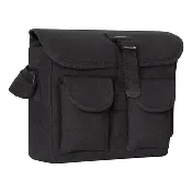 Black Canvas Ammo Shoulder Bag
