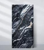 3D Doral Night Marble UV Protected PVC Wall Panel - 4x8 ft, Fireproof & Waterproof, (32 sq. ft)