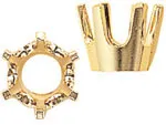 100<br>6 Prong Low Base<br>Setting<br>Priced per piece, for the pair order 2