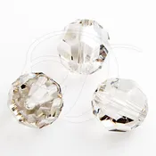 Swarovski 5000 Round Bead Crystal Silver Shade 2mm