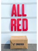 8″ Flexible Marquee Letters for Outdoor Changeable Signs Condensed Font 8-15/16″ Panel 300 count set All Red