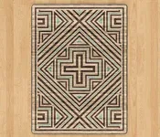 Aztec Maze – Tan