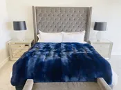Alaskan Blue Fox Dyed Midnight Blue – 12 Pelts