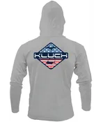 Kluch American My Turn Hooded Long Sleeve Shirt Small