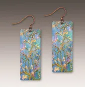 Almond Blossom Rectangle Earrings