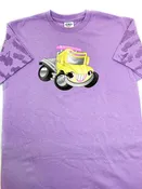 Girl’s Purple Truck Shirt