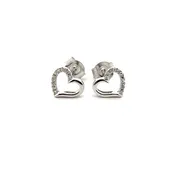 14K Gold Heart Shaped Earrings
