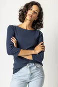 3/4 Sleeve Boatneck, Assorted Colors
