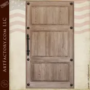 3 Panel Wood Door: Fine Art Quality Handmade By Master Craftsmen – 4912RP