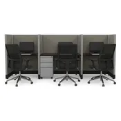 2′ x 4′ QuickTime Telemarketing Cubicles – The Gold Standard in High-Density Call Center Workstations