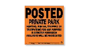 11&amp;frac14;" x 11&amp;frac14;" Municipal Signs