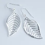 Abstract Leaf Earrings