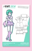 019 // SAILOR SHIRT & BLOOMERS - CUT/SEW - PDF Pattern