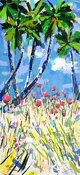 "Arboreal Palms III" by Helen Zarin 30" x 60" — Framing Wholesalers, Inc.