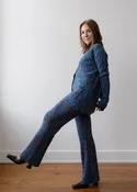 Ariel Pants, Multi Blue