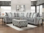 Stonewash Charcoal 2-PC Sectional