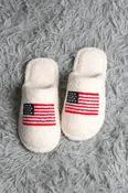 AMERICAN FLAG PATTERN SLIPPERS