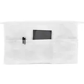 2 Pocket Half Apron, White
