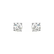 1 CT TW Lab Diamond Studs in 14k White Gold