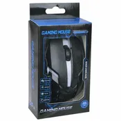 3-Button USB 3D Optical Scroll LED Gaming Mouse w/1600dpi (Black)