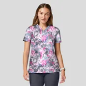 2 Pocket Print Top | Tye Dye Petals
