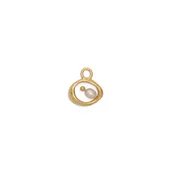 Amorphous Charm Pearl Bead / Small Circle