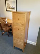 CHERRY 4 DRAWER FILE CABINET
