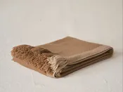 ALONPI KIRA CASHMERE THROW / TAUPE W53" x L71"