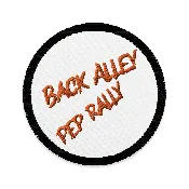 Back Alley Pep Rally Band Embroidered Patch — T&R Solutions/T&R Recordings