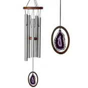 Agate Chime - Large, Purple