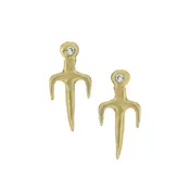 14K Dagger Post Earrings