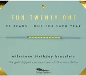 21st Birthday bracelet