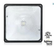 Canopy Light 70W 5000K 5900 Lumens  9.5" x 9.5" Waterproof and Outdoor Rated