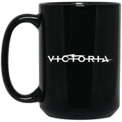 BM15OZ 15oz Black Mug