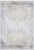 Modern Ivory Rug with Beige & Gray Accents