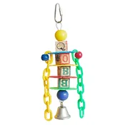 A &amp; E Cages Happy Beaks Leaning Blocks Bird Toy