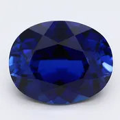 Lab Blue Sapphire Oval