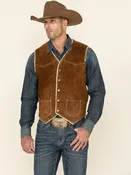 Boar Suede Leather Vest