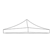 10ft Canopy Peak Stock – White