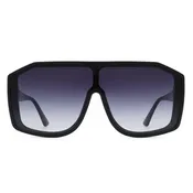 Pygmy - Square Statement Sunglasses - Black & Beige
