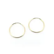 14K Gold Filled 26mm Large Hoop Earrings for Women