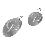 GF Flat Oval Earrings