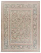 10x13 Beige and Gray Turkish Traditional Rug