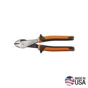 200048EINS High Leverage Insulated Standard Diagonal Cutting Plier, 0.813 in L x 1.188 in W x 0.813 in THK Jaw Steel Jaw, 8-1/4 in OAL