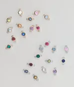14K Birthstone Connector