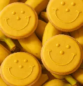 4" Banana Smiley® Cookies