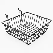 12" × 12" × 4" Gridwall/Slatwall Basket