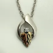 Coleman Black Hills Gold Diamond Necklace, 18 in