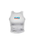 Atlanta Georgia Colorful Lines High Neck Tank